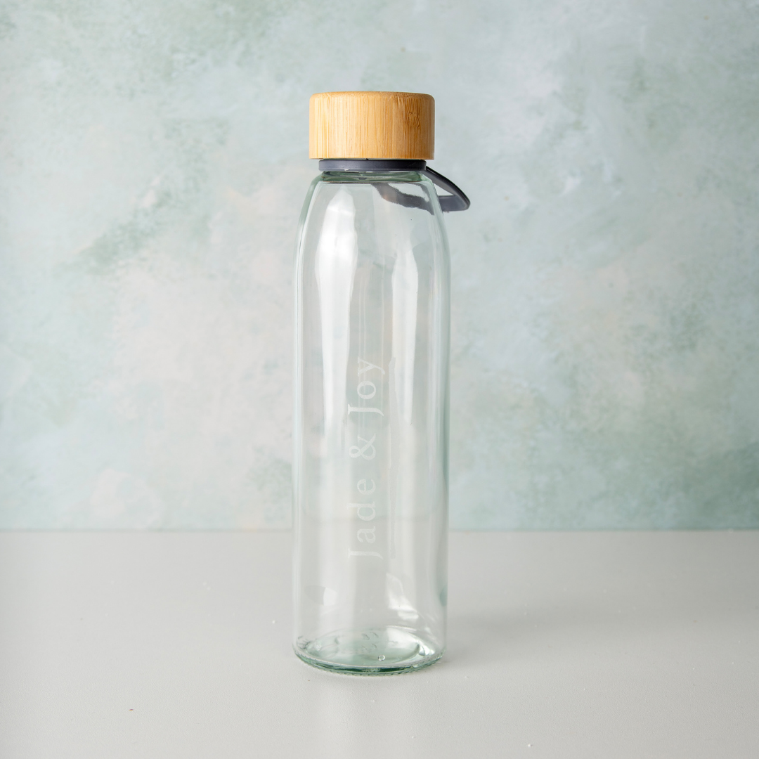 Engraved Glass Bottle