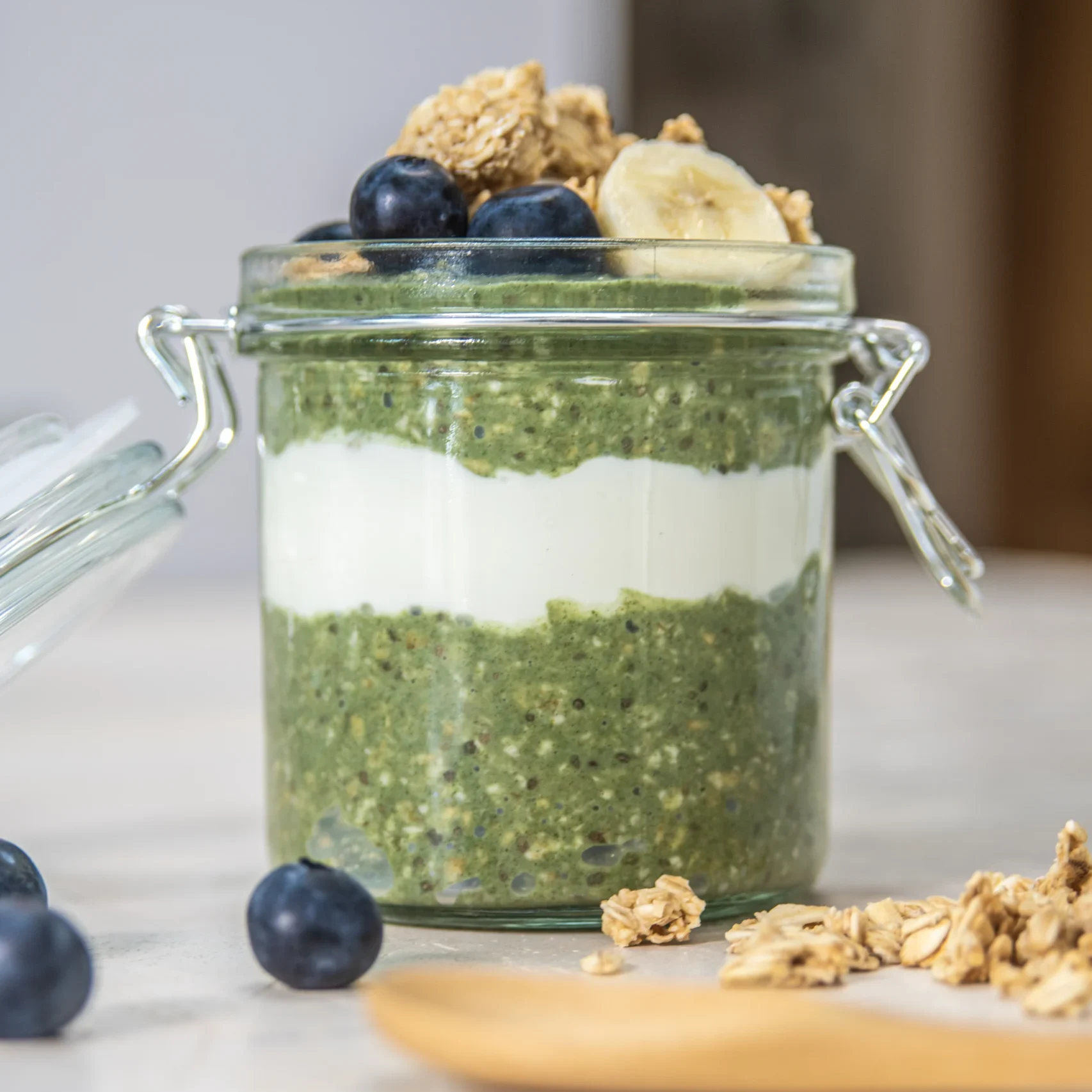 Super Greens Overnight Oats