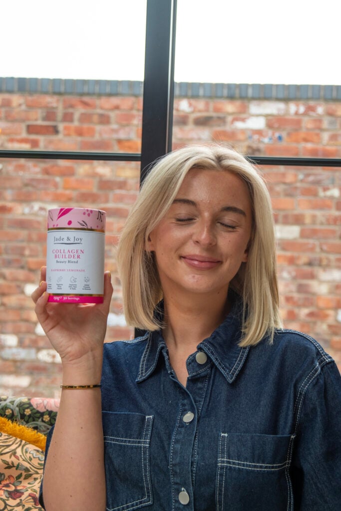 the best collagen powder for vegans - jade and joy collaegn builder with sea moss and hyaluronic acid