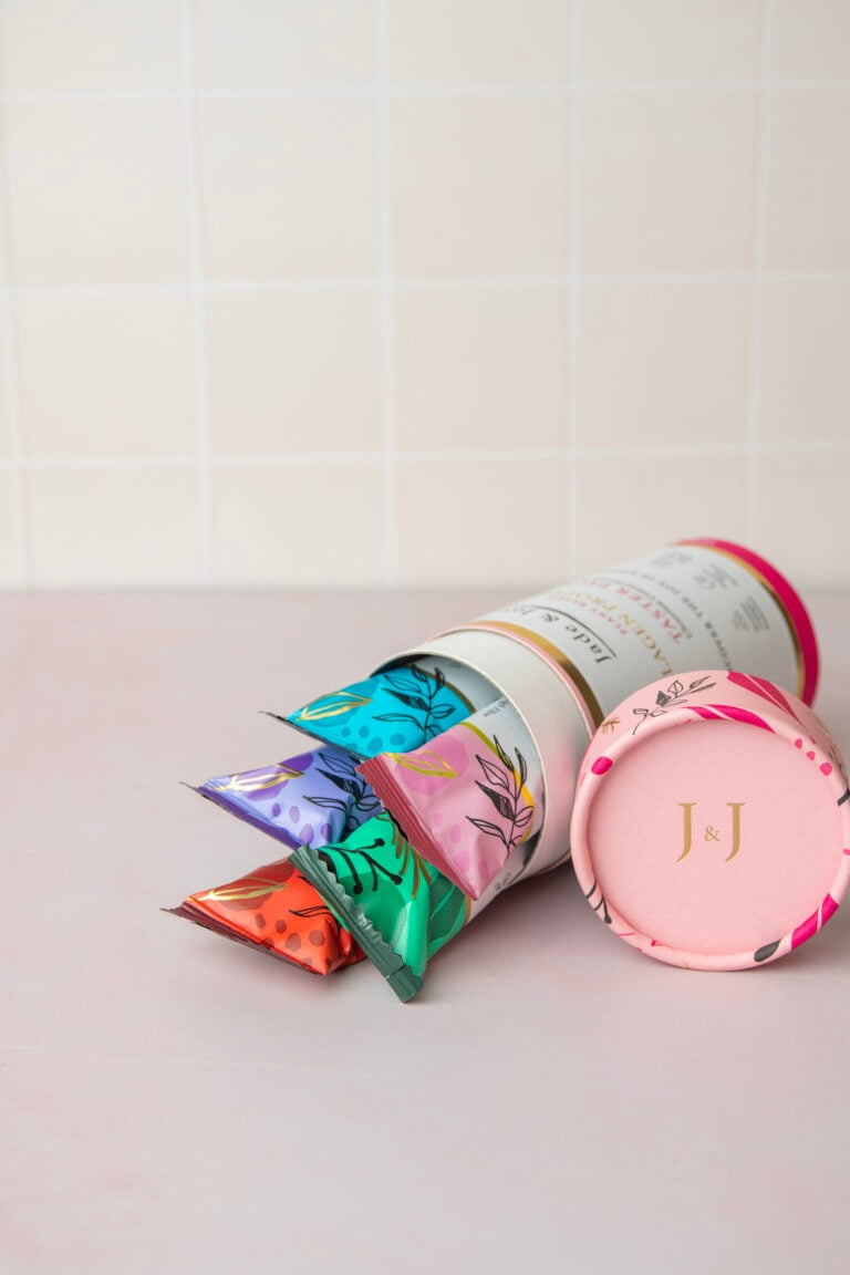 Collagen protein bars taster sample caramel cookie brownie and marshamllow