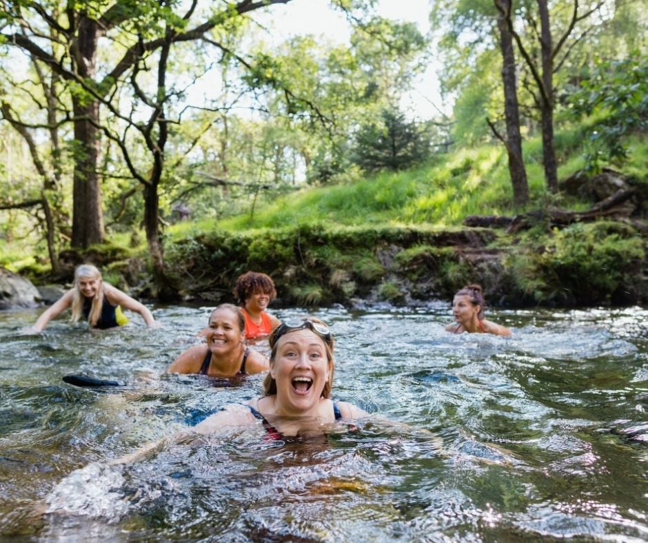 End of summer wild swimming