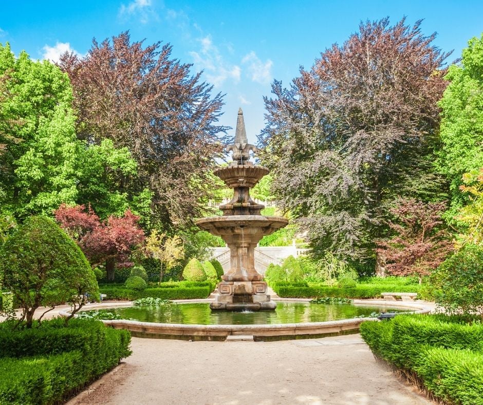 End of summer botanical garden